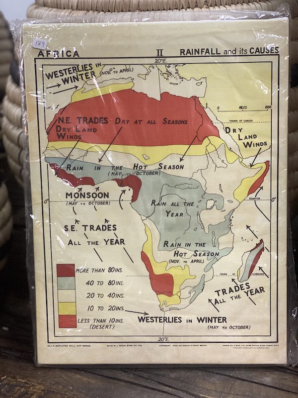 Rainfall Africa Map